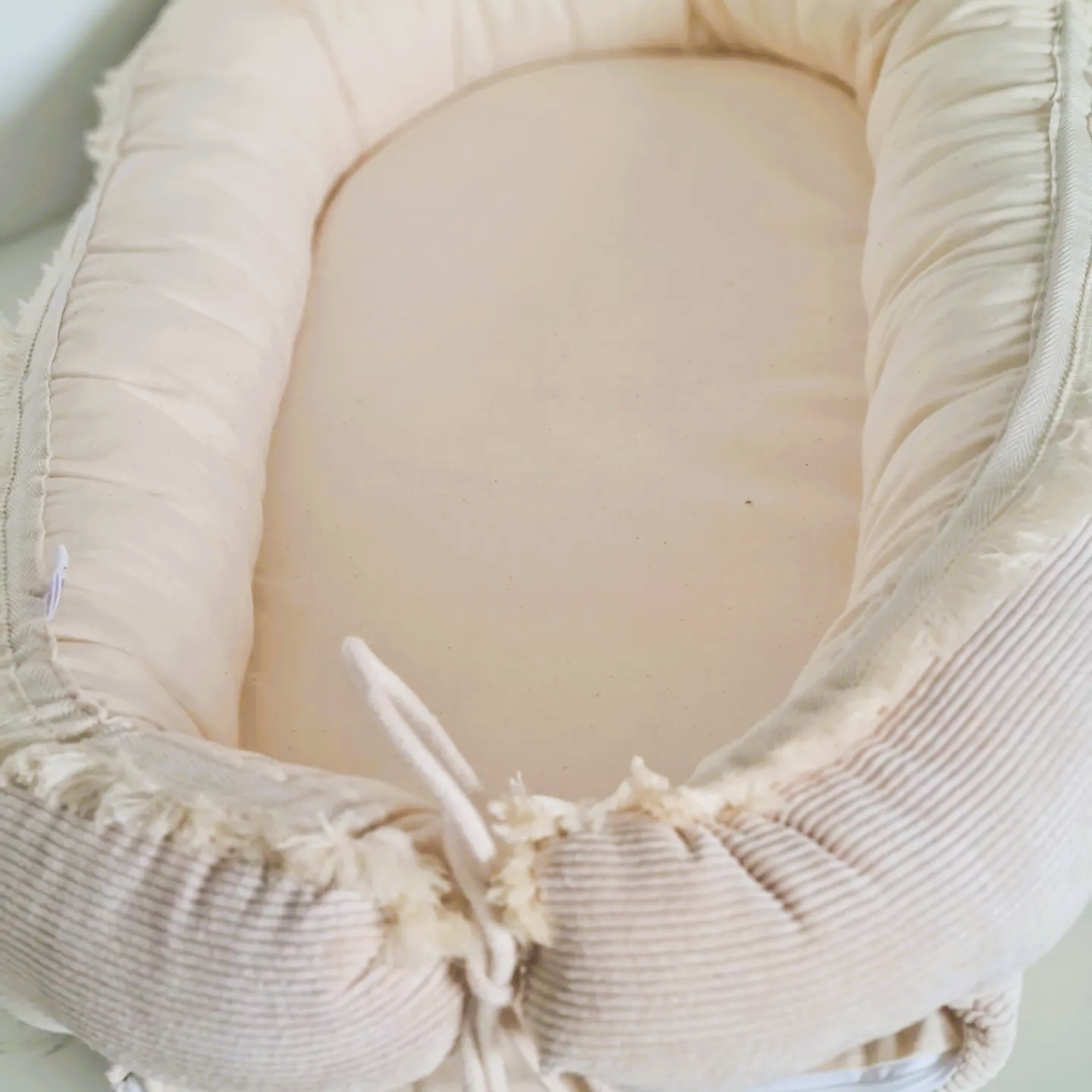 Babynestchen "Boho / Cord sand"