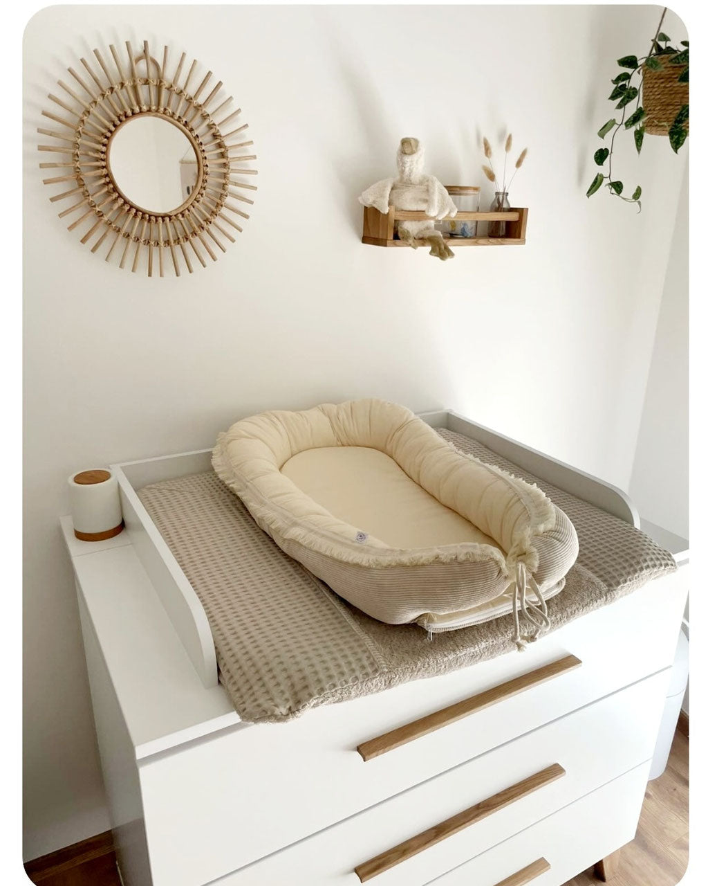 Babynestchen "Boho / Cord sand"
