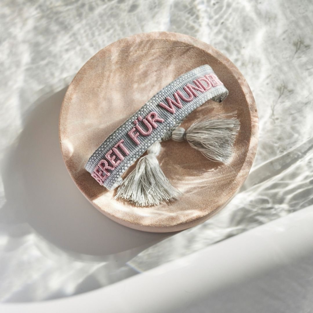 Statement-Armband "Bereit für Wunder"